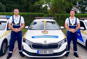 Püspökladányi rendőrök nyerték az országos balesethelyszínelő versenyt