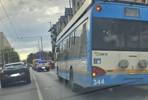 Hármas karambol Debrecenben