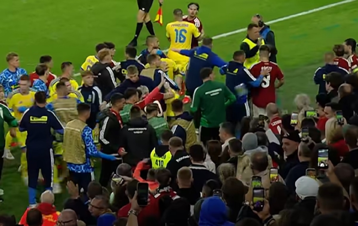 Magyar-ukrán meccs balhé