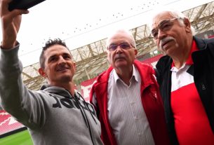 Stadiontúrán vehettek rész a Loki legidősebb szurkolói