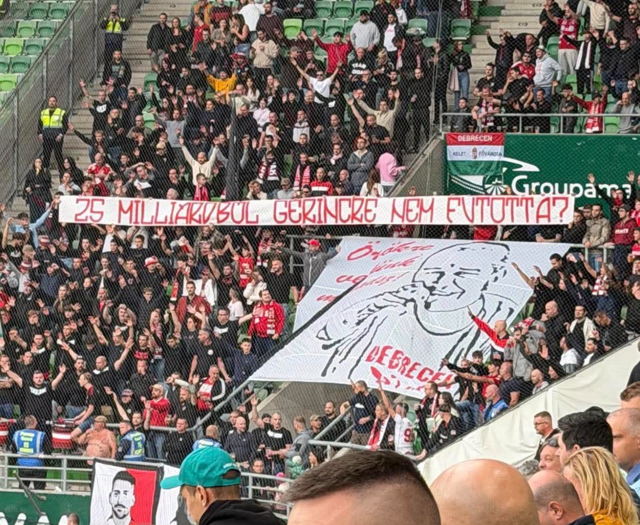 Odaszúrtak a Loki-szurkolók a ferencvárosiaknak