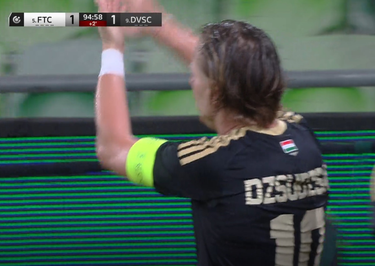 Dzsudzsák Balázs a Ferencváros elleni meccsen