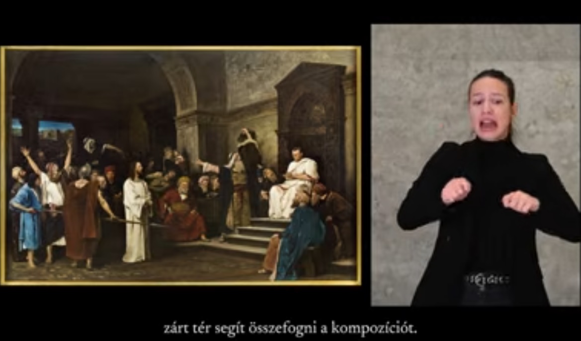 Már jelnyelvi tárlatvezetéssel is megtekinthető a Munkácsy-trilógia